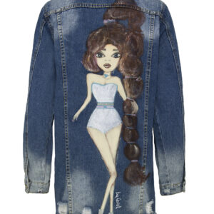 Barbie, jeans z Barbie, kurta jeansowa